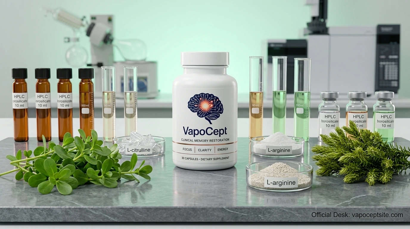 VapoCept Ingredients Assay Infographic Showcase